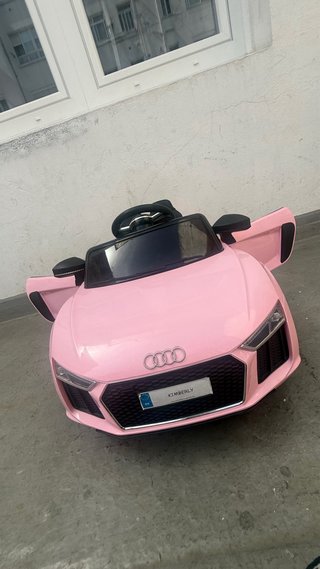 Coche Eléctrico Rosa para Niña Marca AUDI 8