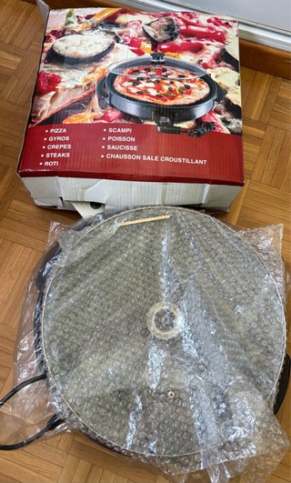 Paellera/Sartén Eléctrica Pizza 40cm 1600W
