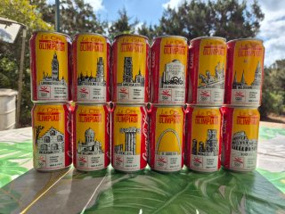 Lattine Coca Cola Città delle Olimpiadi