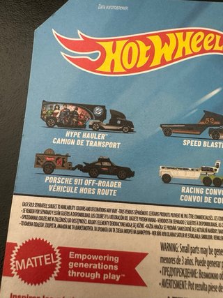 Hot Wheels Track Fleet DC Comics Hype Hauler