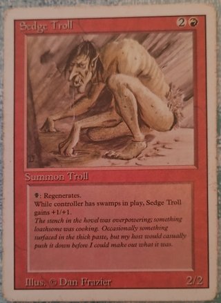 Carta Magic Sedge Troll 3a Ed.