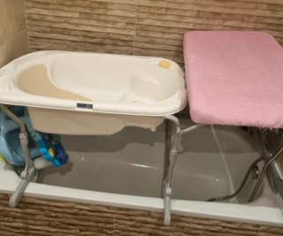 Bañera y cambiador bebé