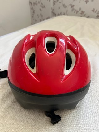 Casco bici infantil rojo