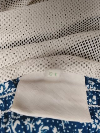 Bañador Lacoste Vintage Talla L Azul