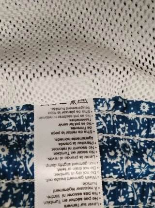 Bañador Lacoste Vintage Talla L Azul