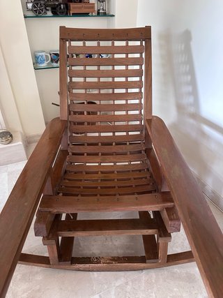 Silla Mecedora de Madera