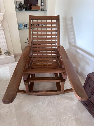 Silla Mecedora de Madera