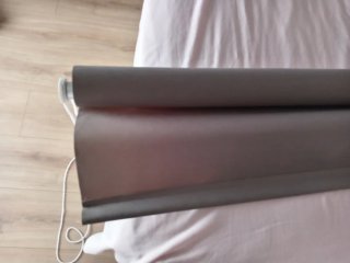 Estor enrollable gris-Marron
