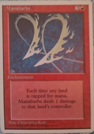 Carta Magic Manabarbs 4a Ed.