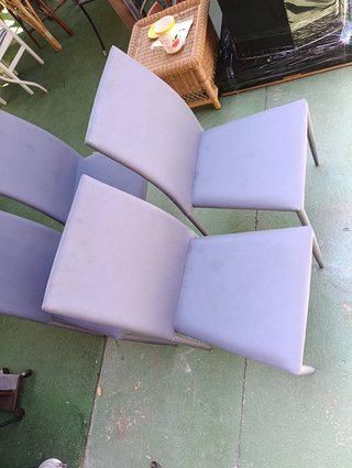 CONJUNTO 4 SILLAS COMEDOR GRIS
