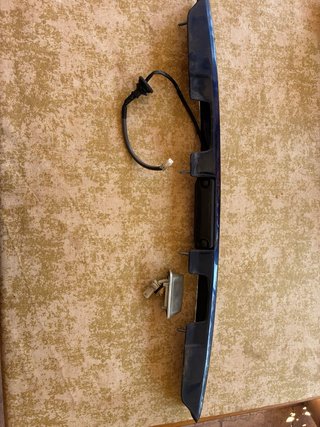 Placa matrícula trasera Toyota Verso 2007