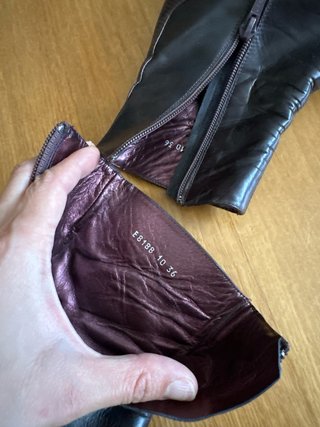 Botas Rebeca Sanver Piel Marrón Talla 36