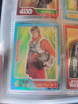 Álbum de cartas coleccionables Star Wars  de Topps