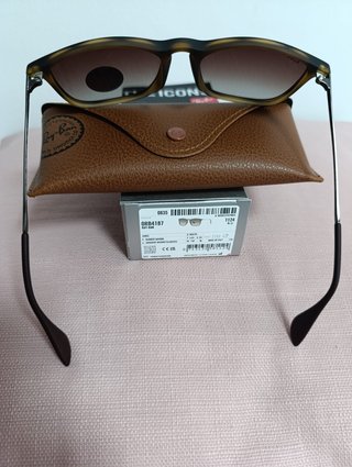 CHRIS RB4187 MARRON MATE Nueva ORIGINAL POLARIZADA