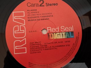 Kazuhito Yamashita Música de España LP RCA