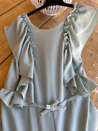 Mono ceremonia niña verde talla 12
