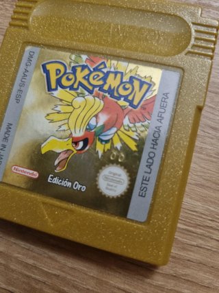 Cartucho Pokémon Oro Game Boy Nintendo