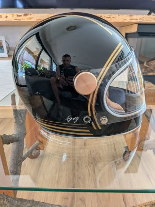 Casco By City Gold/Black Talla S