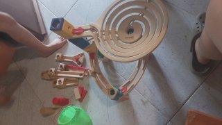 Circuito canicas Hape Quadrilla Roundabout
