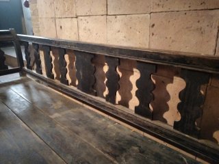 Banco de madera antiiguo aprox 2,70cm