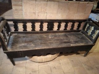 Banco de madera antiiguo aprox 2,70cm