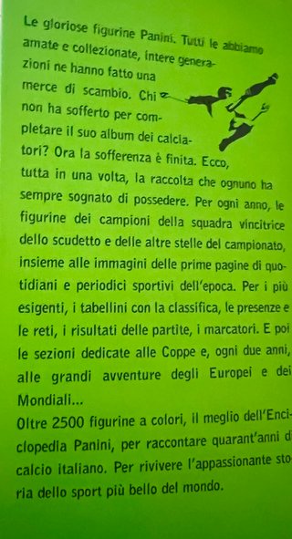 Superalbum Panini le figurine dei calciatori 19...