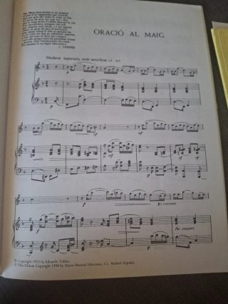 Seis Sonetos Violin y Piano Eduardo Toldra