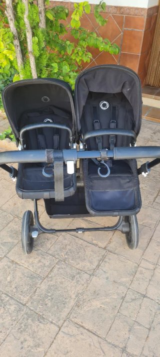 Carro Gemelar Bugaboo Donkey 3  Black Edition