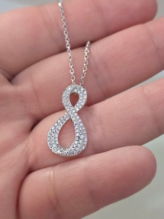 Collar Plata 925 Infinito Circonitas