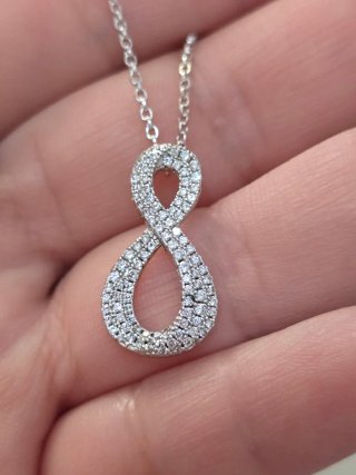 Collar Plata 925 Infinito Circonitas