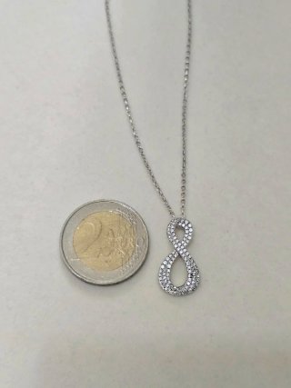 Collar Plata 925 Infinito Circonitas