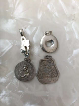 Lote Colgantes Plata y Turquesa