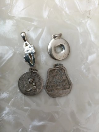 Lote Colgantes Plata y Turquesa