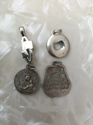 Lote Colgantes Plata y Turquesa