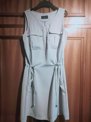 Vestito ufficio blu chiaro
