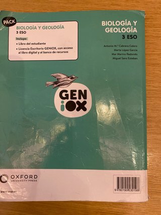 Biología y Geología 3º ESO. Libro del estudiant...