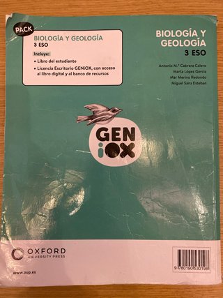 Biología y Geología 3º ESO. Libro del estudiant...