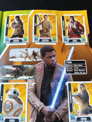 Álbum Star Wars Force Attax Héroes y Villanos Topp