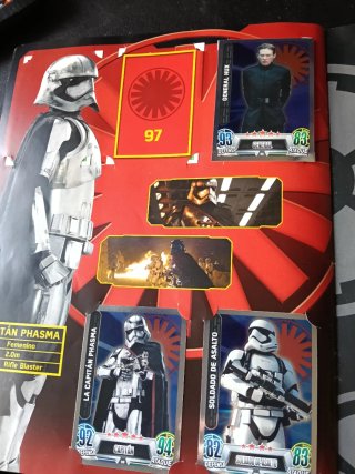 Álbum Star Wars Force Attax Héroes y Villanos Topp