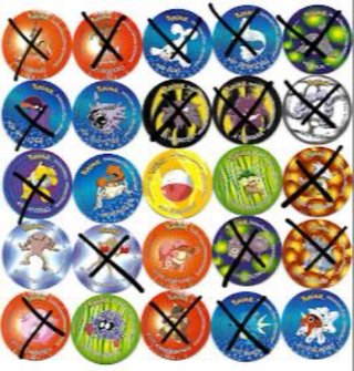 CAMBIO Tazos Pokémon Colección Originales