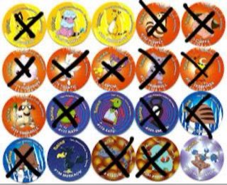 CAMBIO Tazos Pokémon Colección Originales