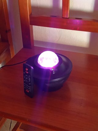 Bola de luz galaxia con animación mp3