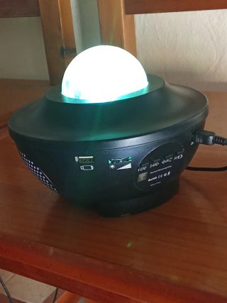 Bola de luz galaxia con animación mp3