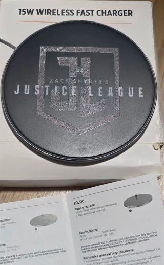 Cargador Inalámbrico Rápido liga de la justicia