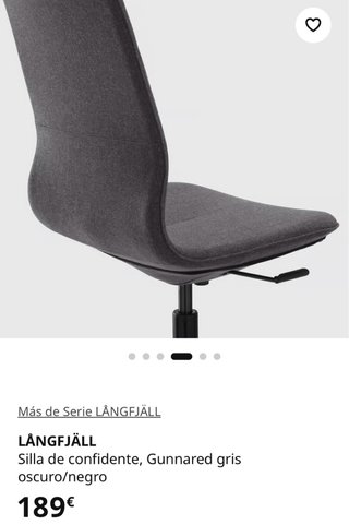 Silla oficina LÅNGFJÄLL 120€