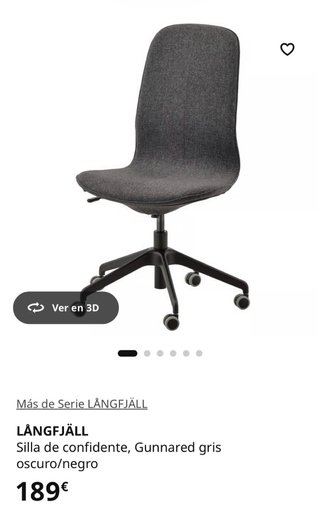 Silla oficina LÅNGFJÄLL 120€