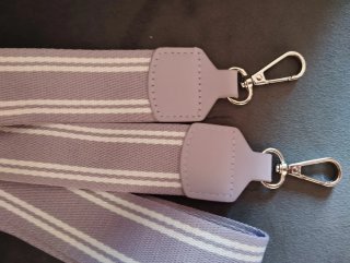 Bolso Misako lila cierre plateado sin estrenar