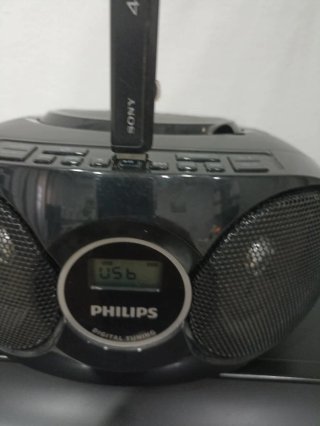 Radiocd Philips Negro