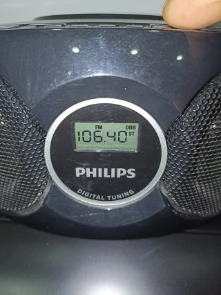 Radiocd Philips Negro