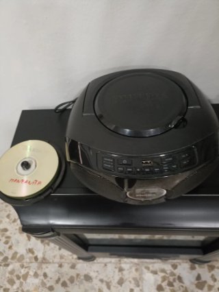 Radiocd Philips Negro